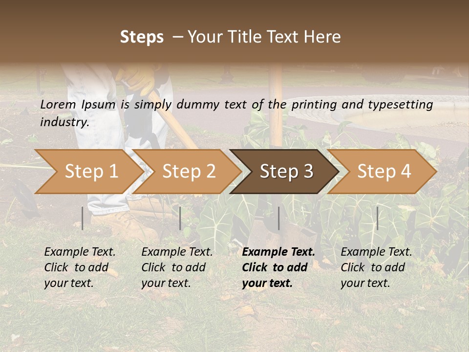 Maintenance Care Dig PowerPoint Template