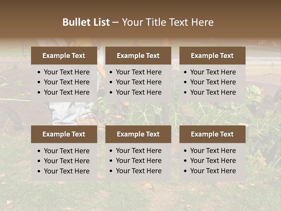 Maintenance Care Dig PowerPoint Template