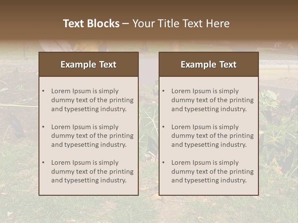 Maintenance Care Dig PowerPoint Template
