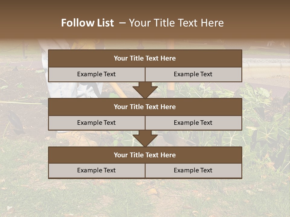Maintenance Care Dig PowerPoint Template
