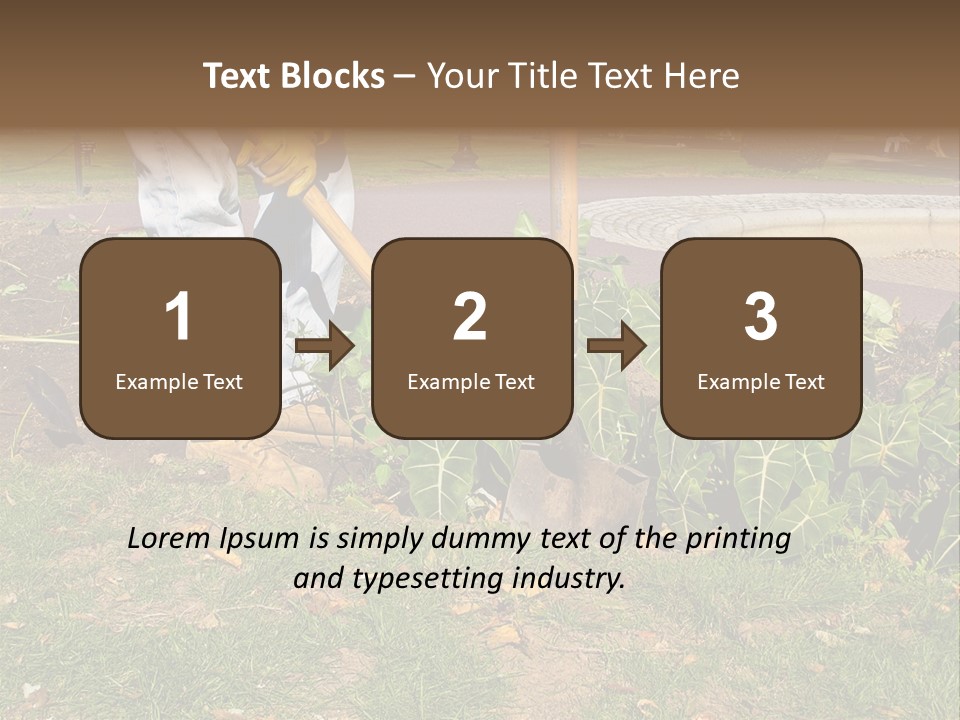 Maintenance Care Dig PowerPoint Template