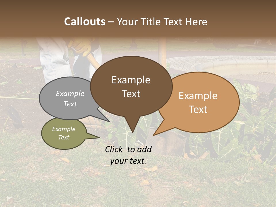 Maintenance Care Dig PowerPoint Template