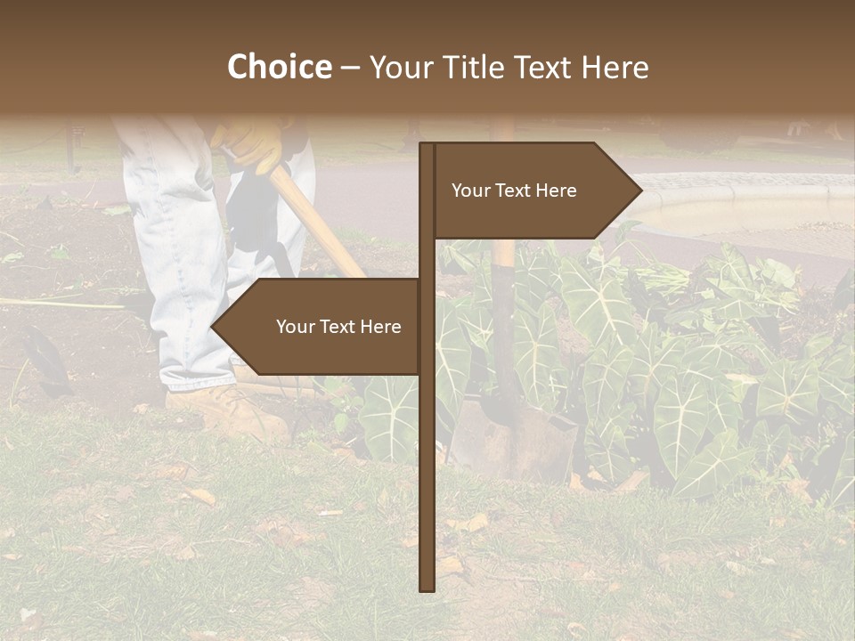 Maintenance Care Dig PowerPoint Template