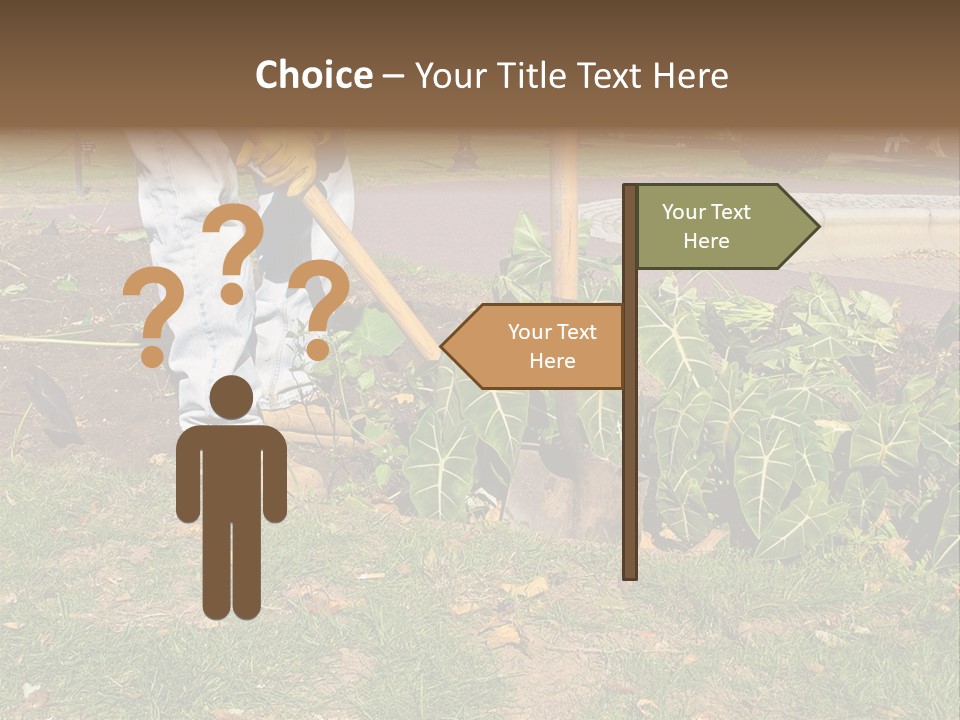 Maintenance Care Dig PowerPoint Template