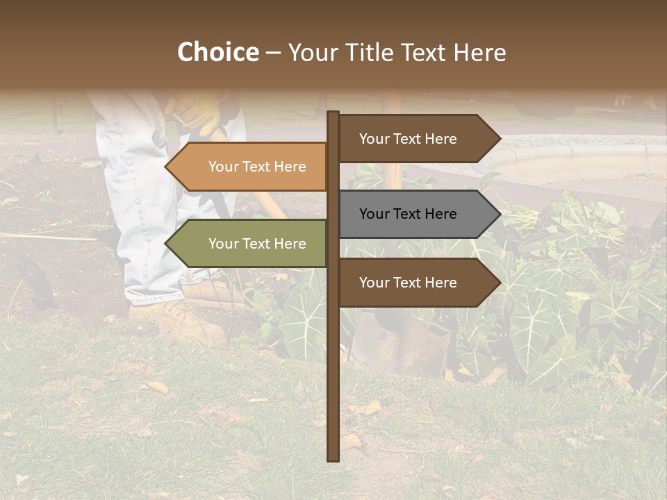 Maintenance Care Dig PowerPoint Template