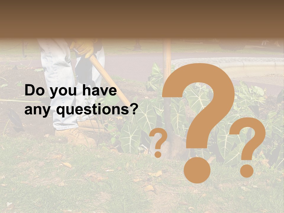 Maintenance Care Dig PowerPoint Template