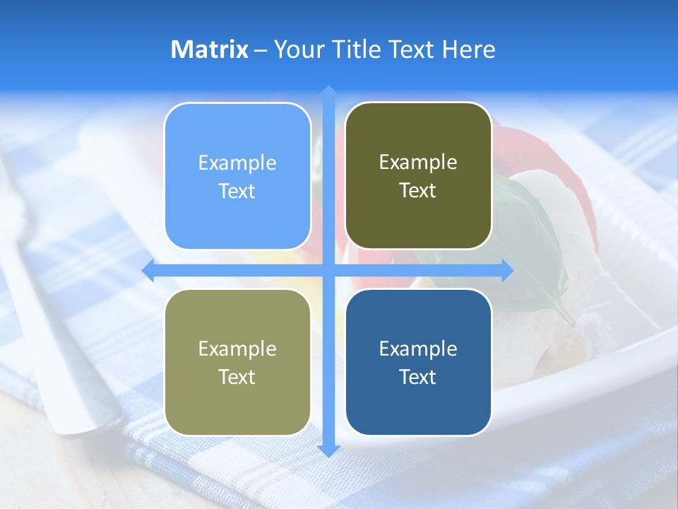 Dinner Dining Tomato PowerPoint Template