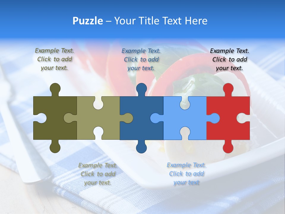 Dinner Dining Tomato PowerPoint Template