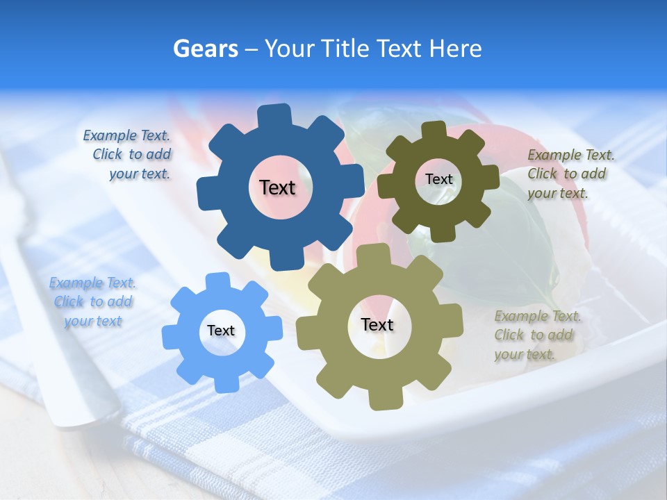 Dinner Dining Tomato PowerPoint Template