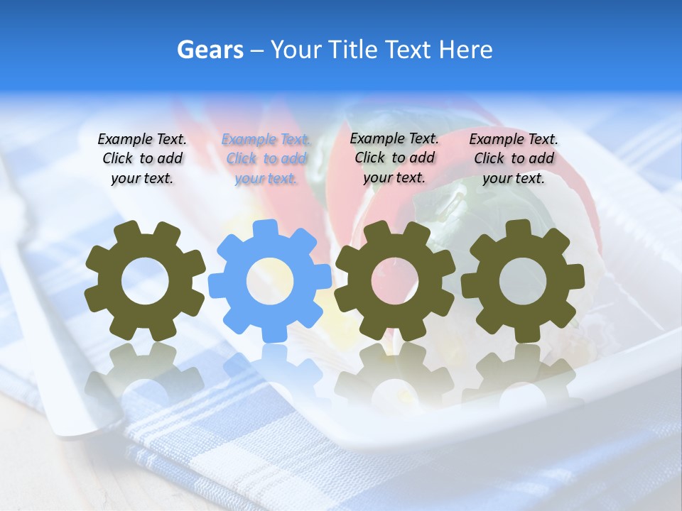 Dinner Dining Tomato PowerPoint Template