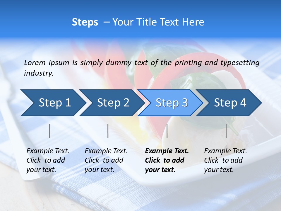 Dinner Dining Tomato PowerPoint Template