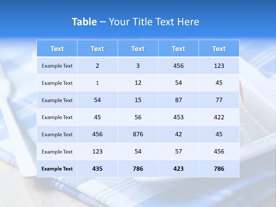 Dinner Dining Tomato PowerPoint Template