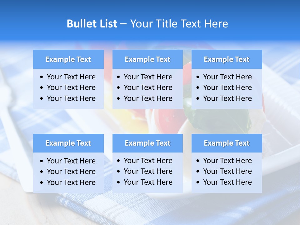 Dinner Dining Tomato PowerPoint Template