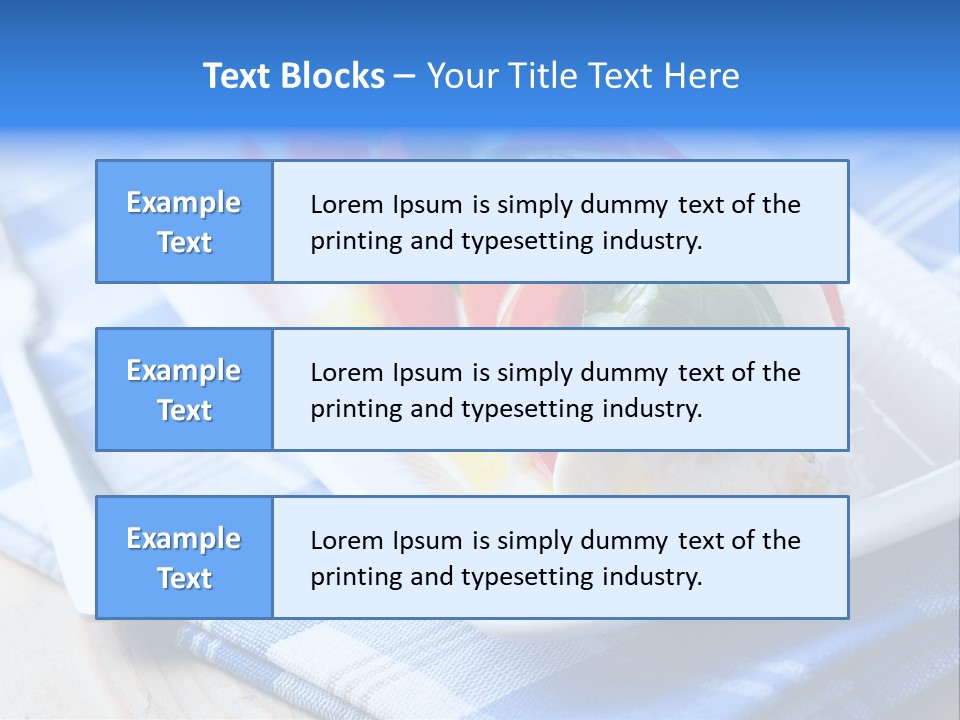 Dinner Dining Tomato PowerPoint Template