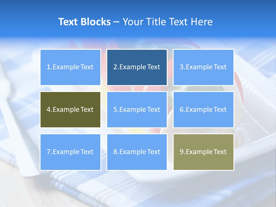 Dinner Dining Tomato PowerPoint Template