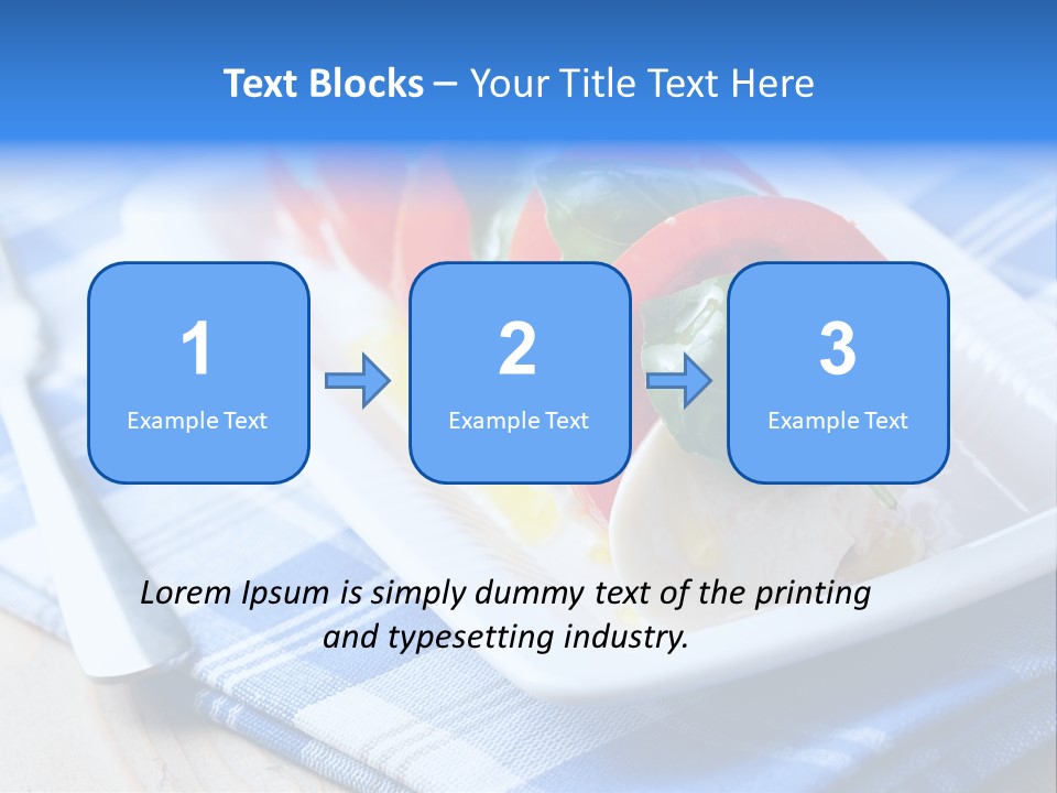 Dinner Dining Tomato PowerPoint Template