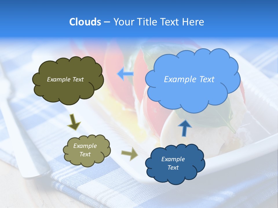Dinner Dining Tomato PowerPoint Template