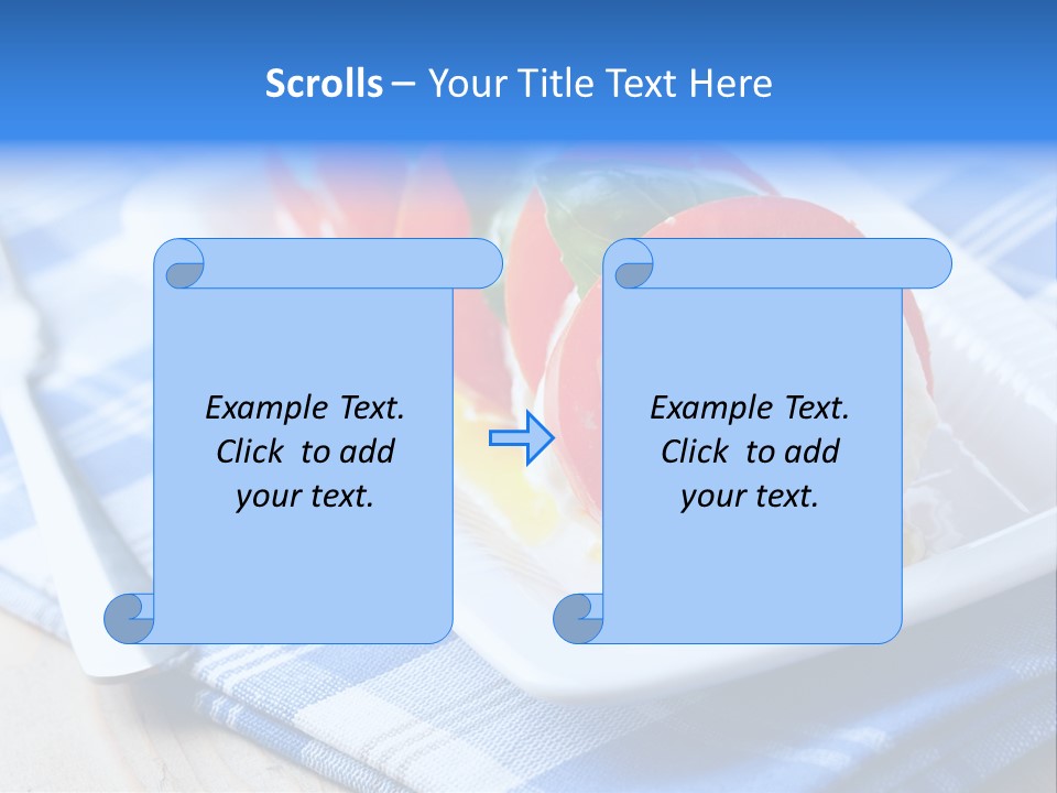 Dinner Dining Tomato PowerPoint Template