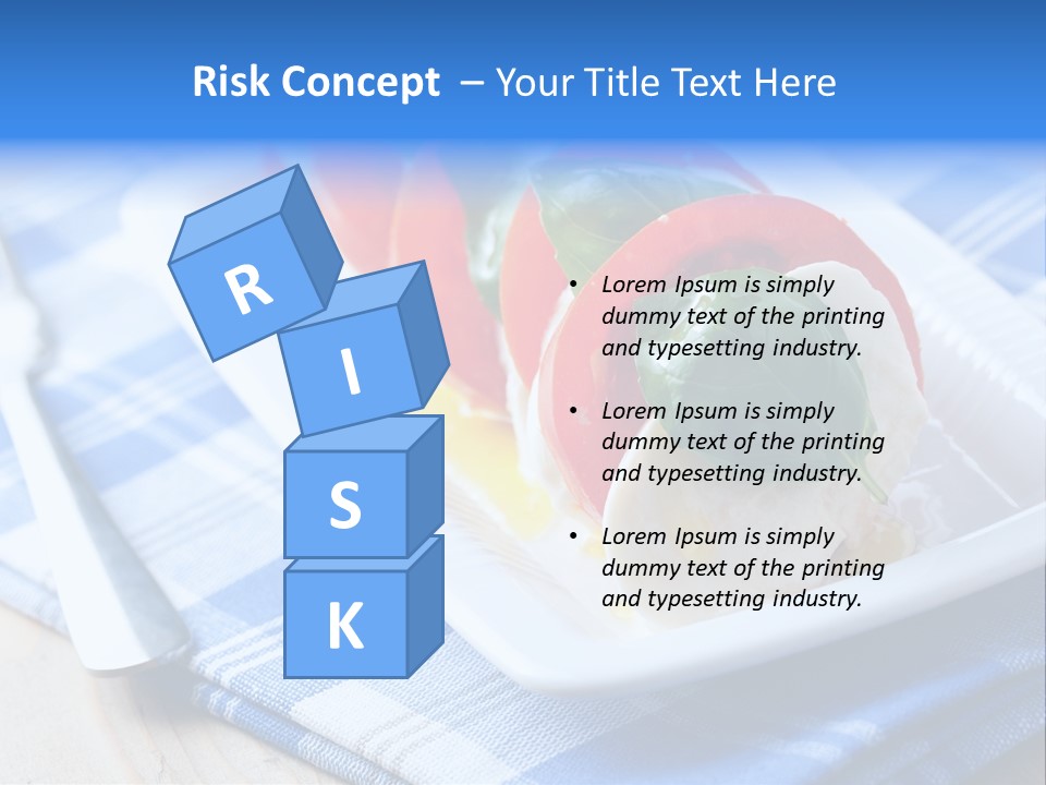 Dinner Dining Tomato PowerPoint Template