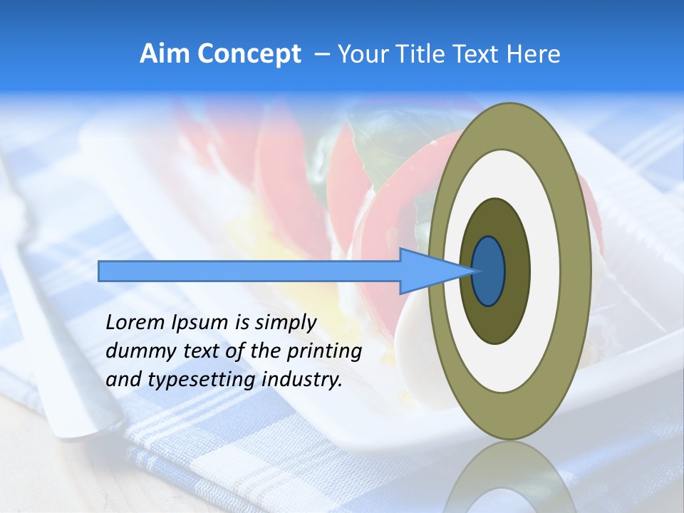 Dinner Dining Tomato PowerPoint Template