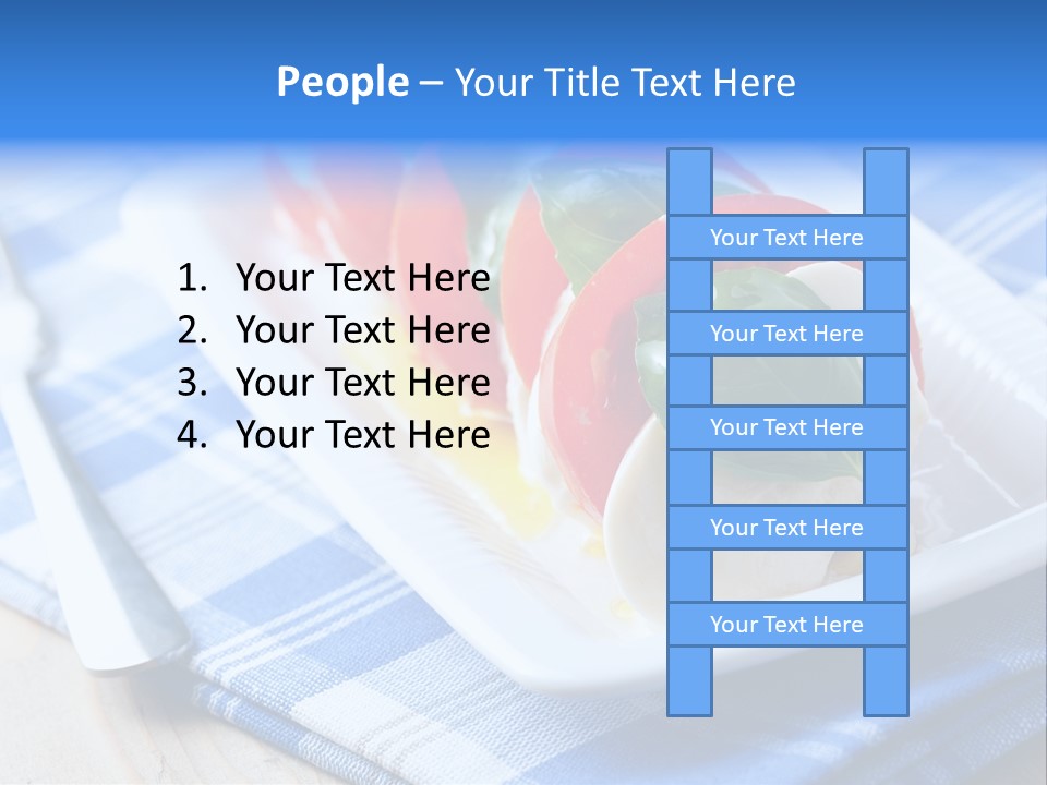 Dinner Dining Tomato PowerPoint Template