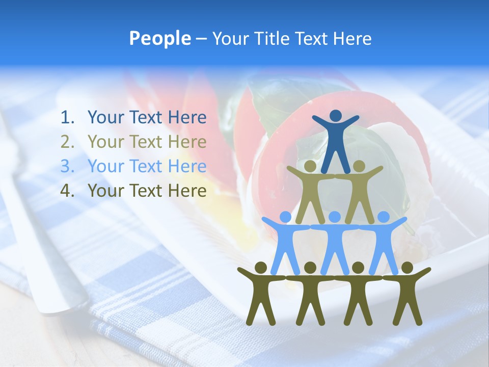 Dinner Dining Tomato PowerPoint Template