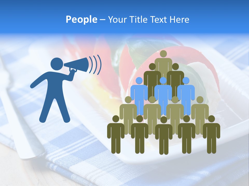 Dinner Dining Tomato PowerPoint Template