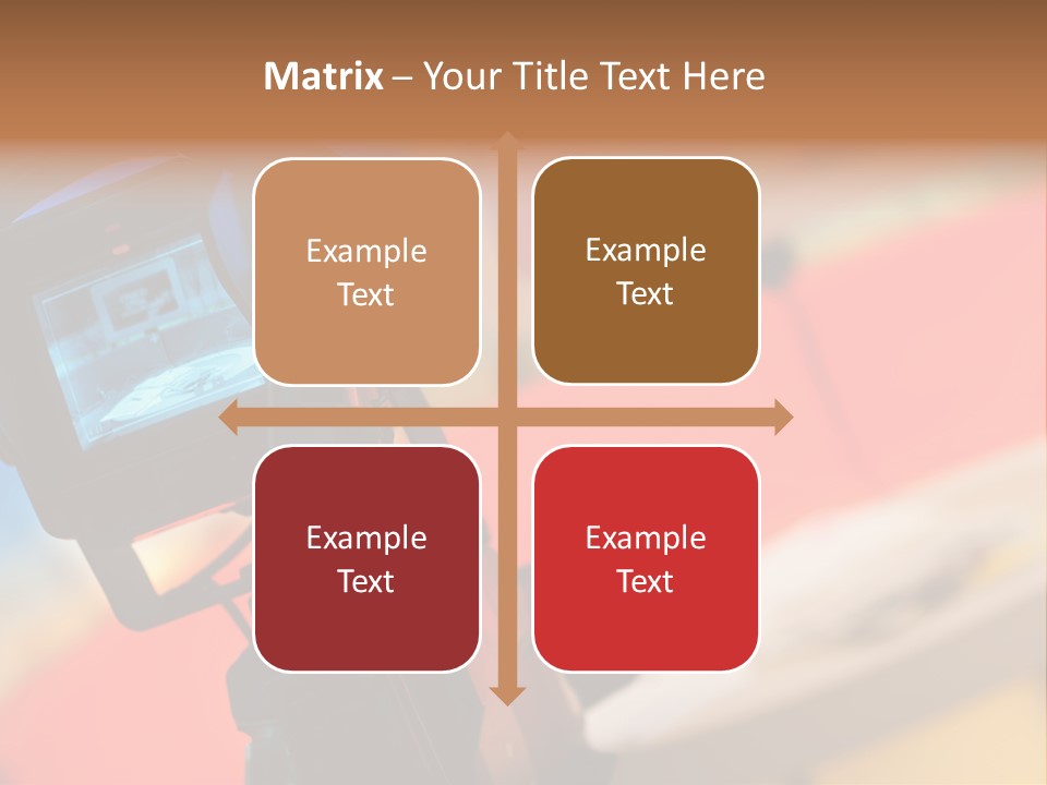 Communication Lcd Setting PowerPoint Template