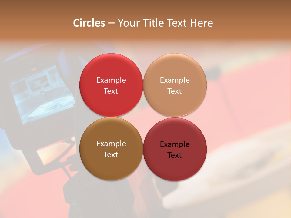 Communication Lcd Setting PowerPoint Template