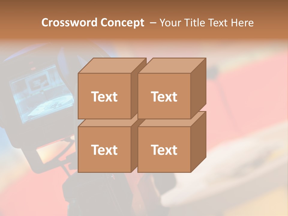 Communication Lcd Setting PowerPoint Template