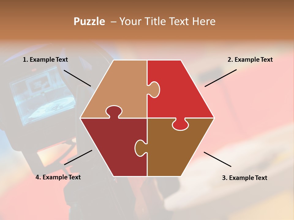 Communication Lcd Setting PowerPoint Template
