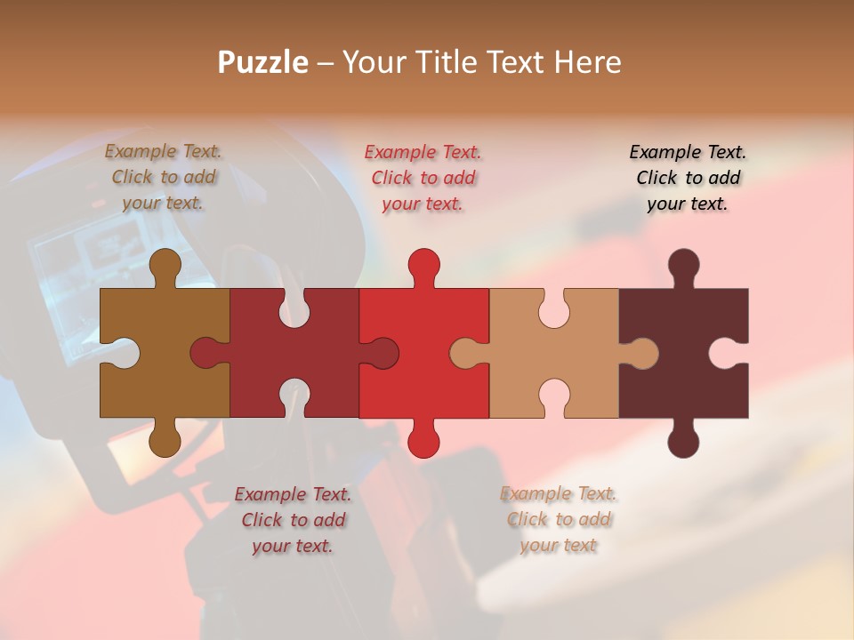 Communication Lcd Setting PowerPoint Template