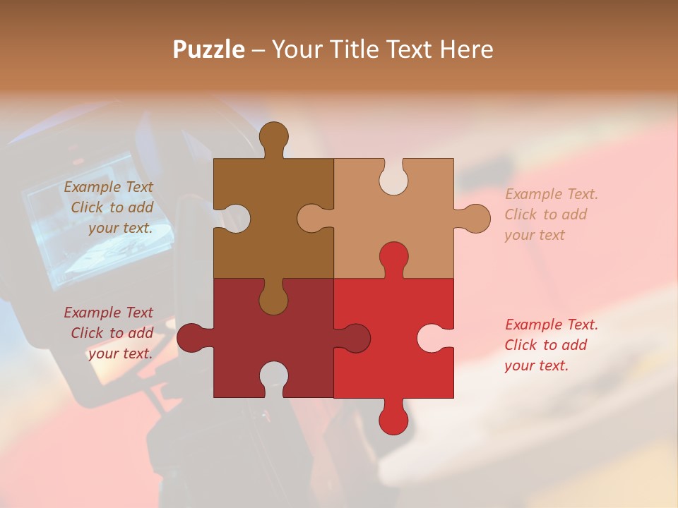 Communication Lcd Setting PowerPoint Template
