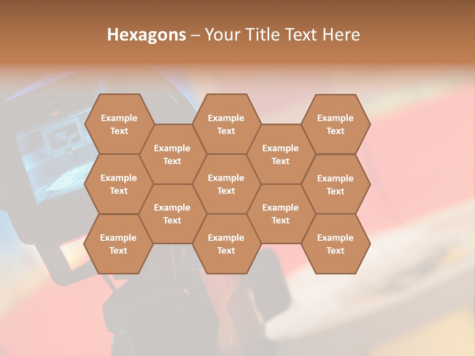Communication Lcd Setting PowerPoint Template