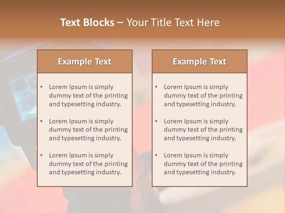 Communication Lcd Setting PowerPoint Template