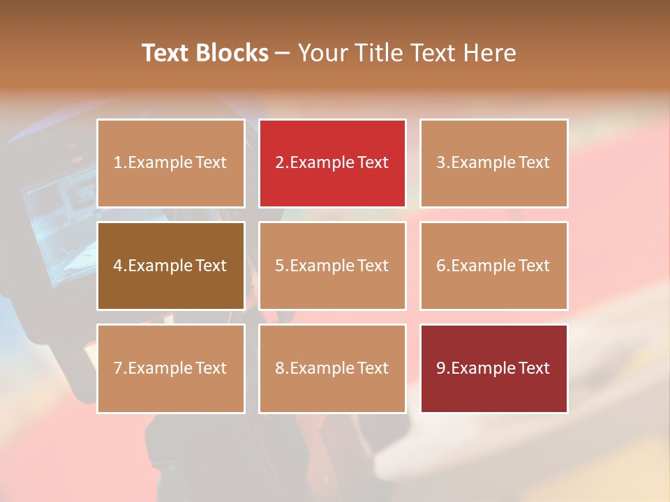 Communication Lcd Setting PowerPoint Template