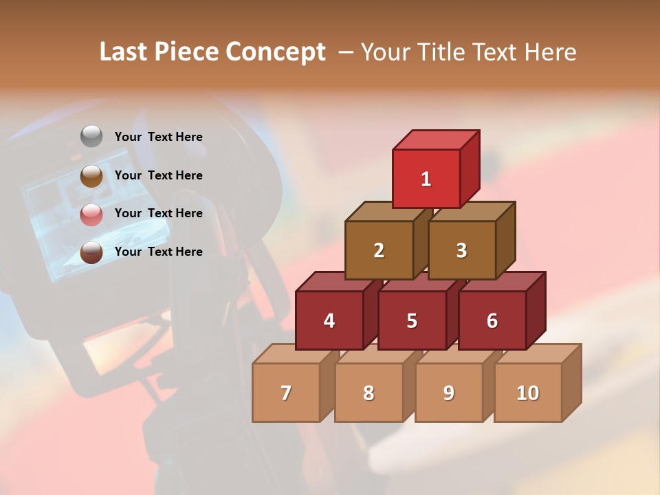 Communication Lcd Setting PowerPoint Template