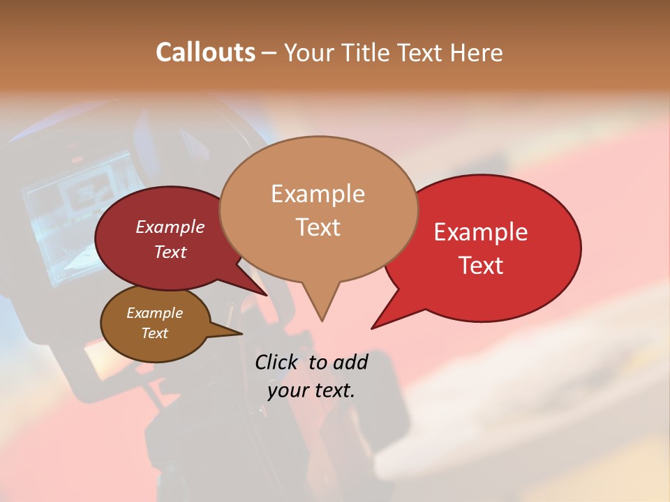 Communication Lcd Setting PowerPoint Template