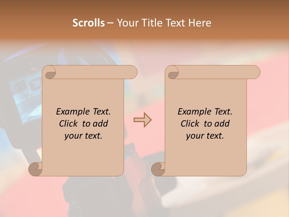 Communication Lcd Setting PowerPoint Template