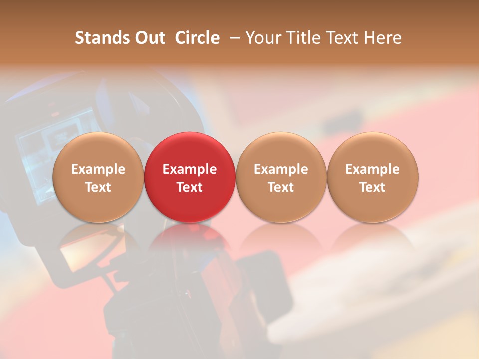 Communication Lcd Setting PowerPoint Template