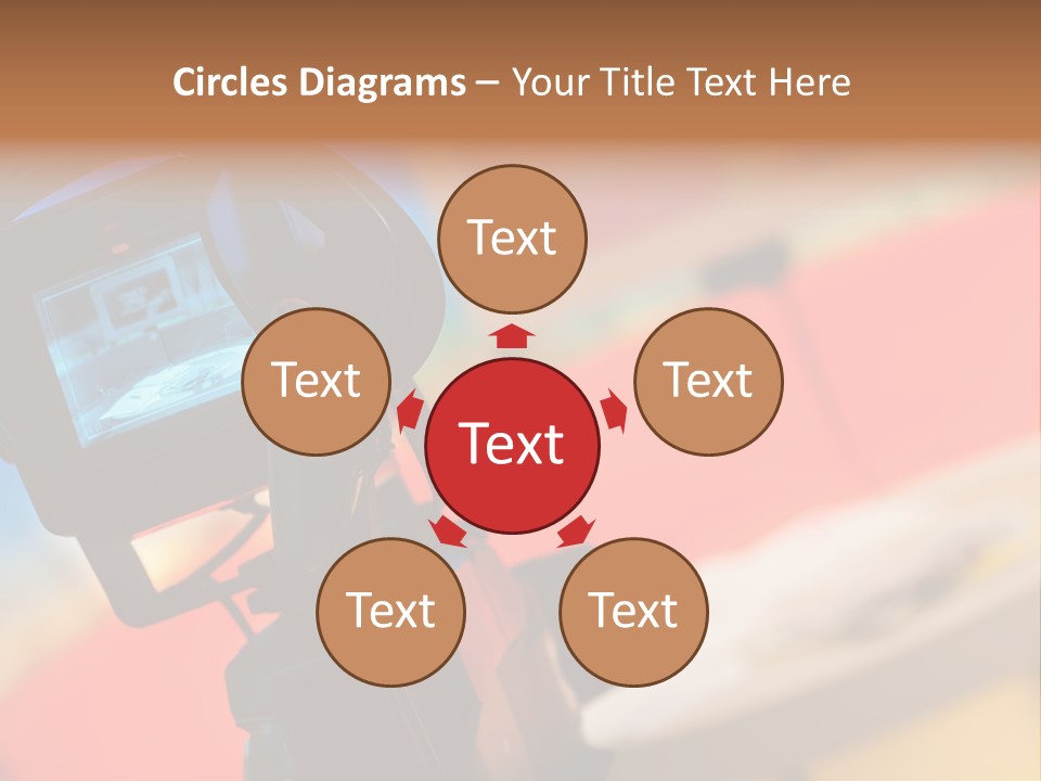 Communication Lcd Setting PowerPoint Template