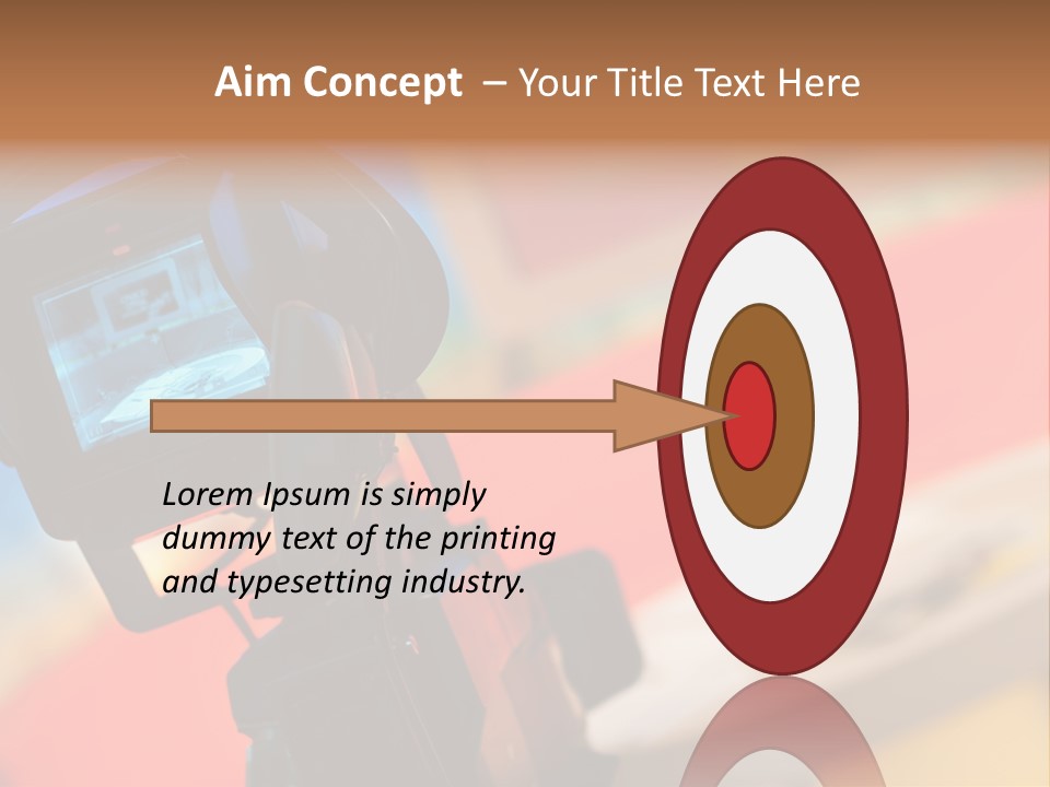 Communication Lcd Setting PowerPoint Template