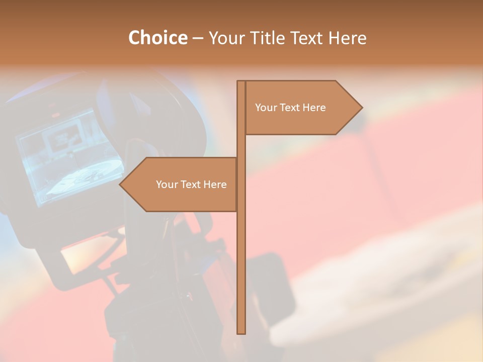 Communication Lcd Setting PowerPoint Template