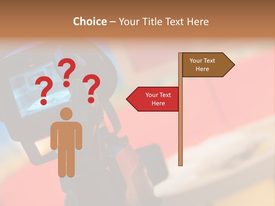 Communication Lcd Setting PowerPoint Template