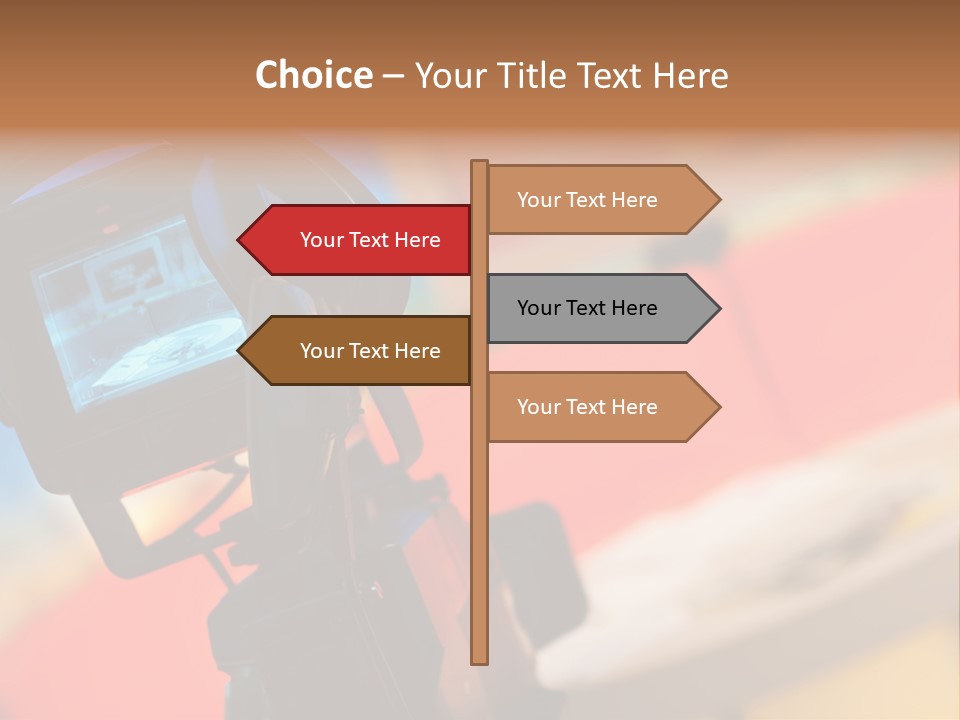 Communication Lcd Setting PowerPoint Template