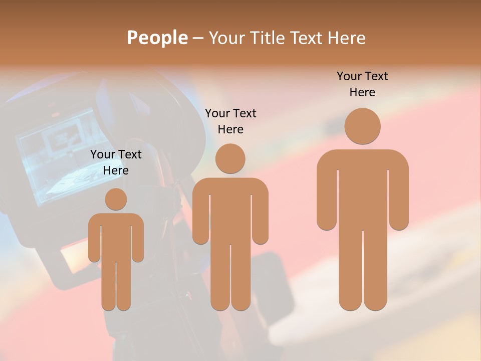 Communication Lcd Setting PowerPoint Template