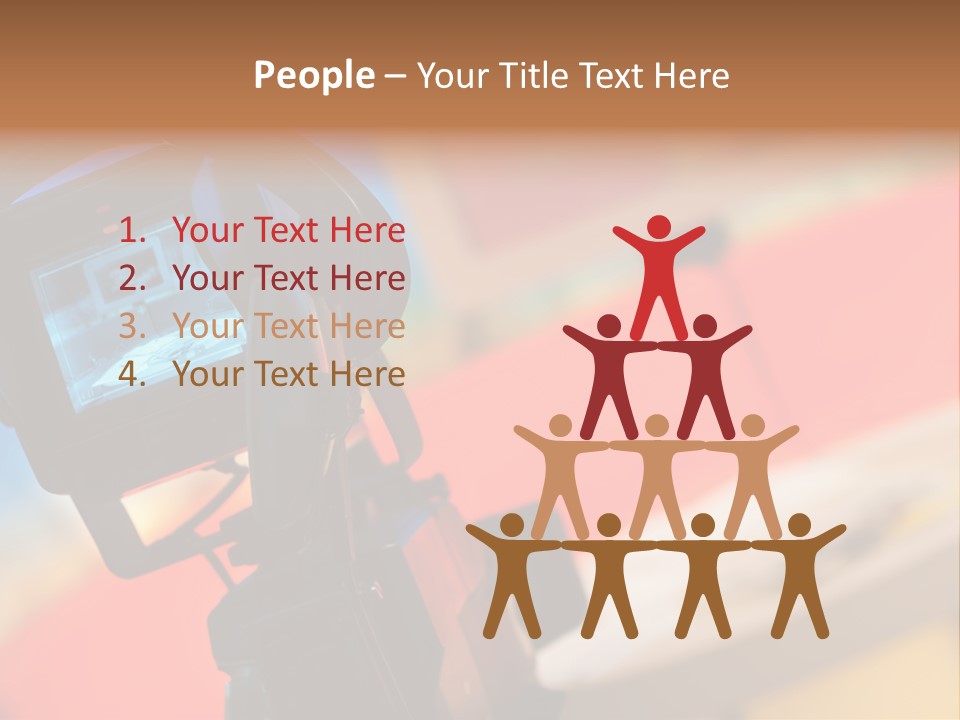 Communication Lcd Setting PowerPoint Template