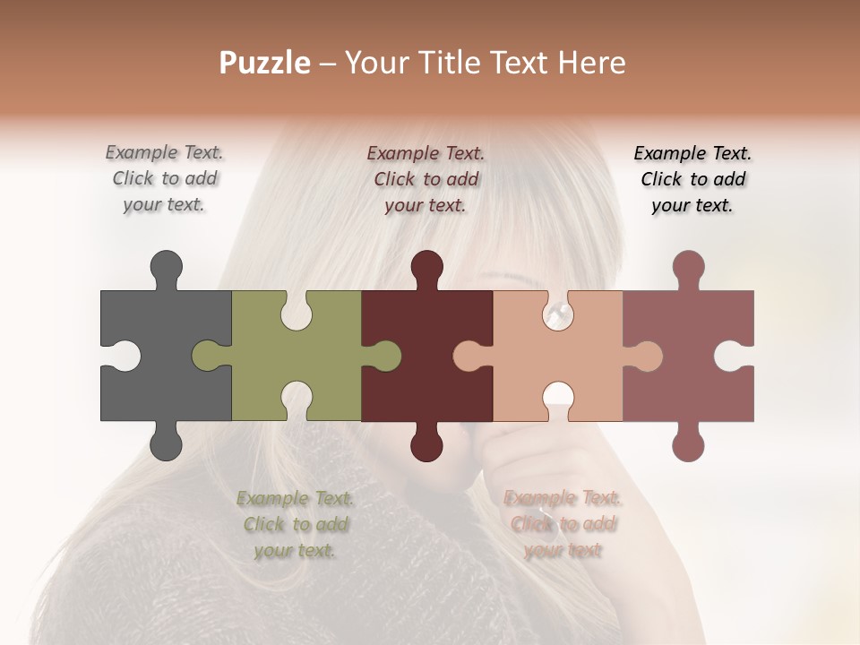 Illness Unhappiness Stare PowerPoint Template