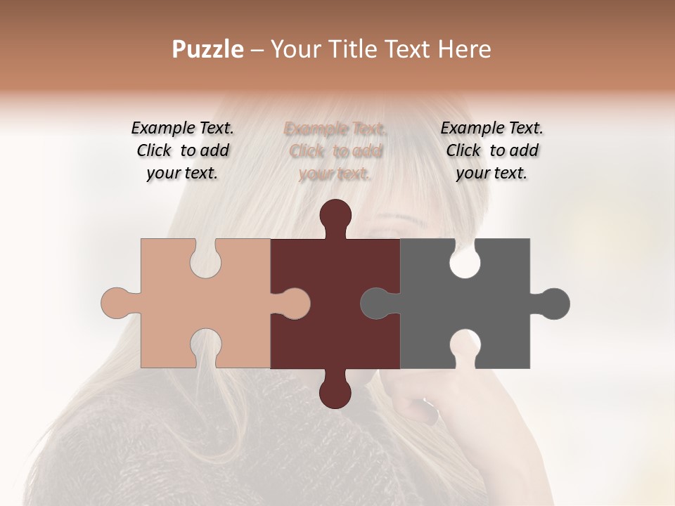 Illness Unhappiness Stare PowerPoint Template