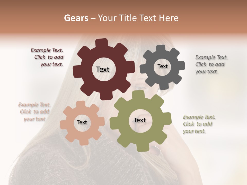 Illness Unhappiness Stare PowerPoint Template